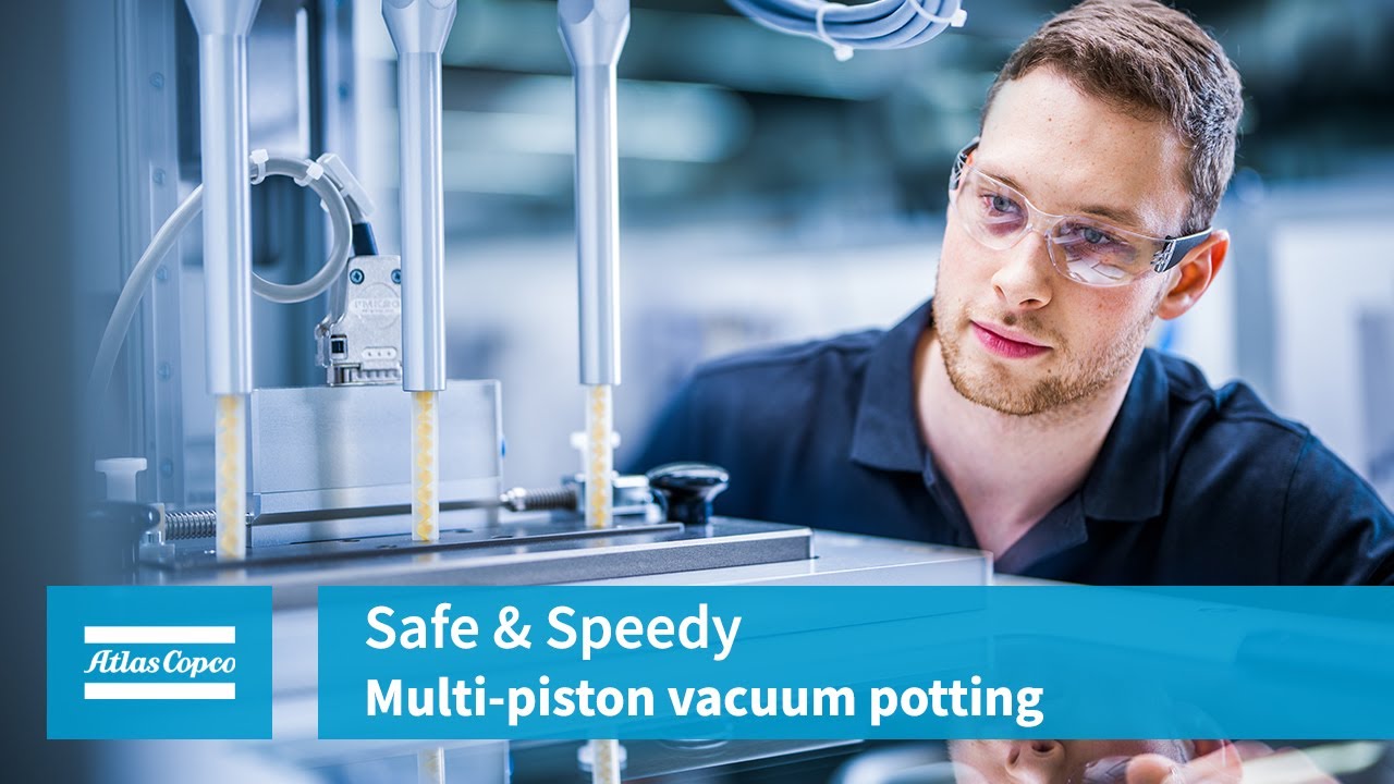 Safe and speedy: Multi-piston vacuum potting
