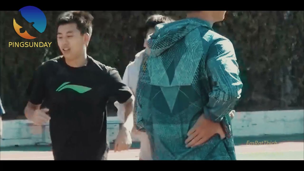 Physical training outdoor of Chinese national table tennis team