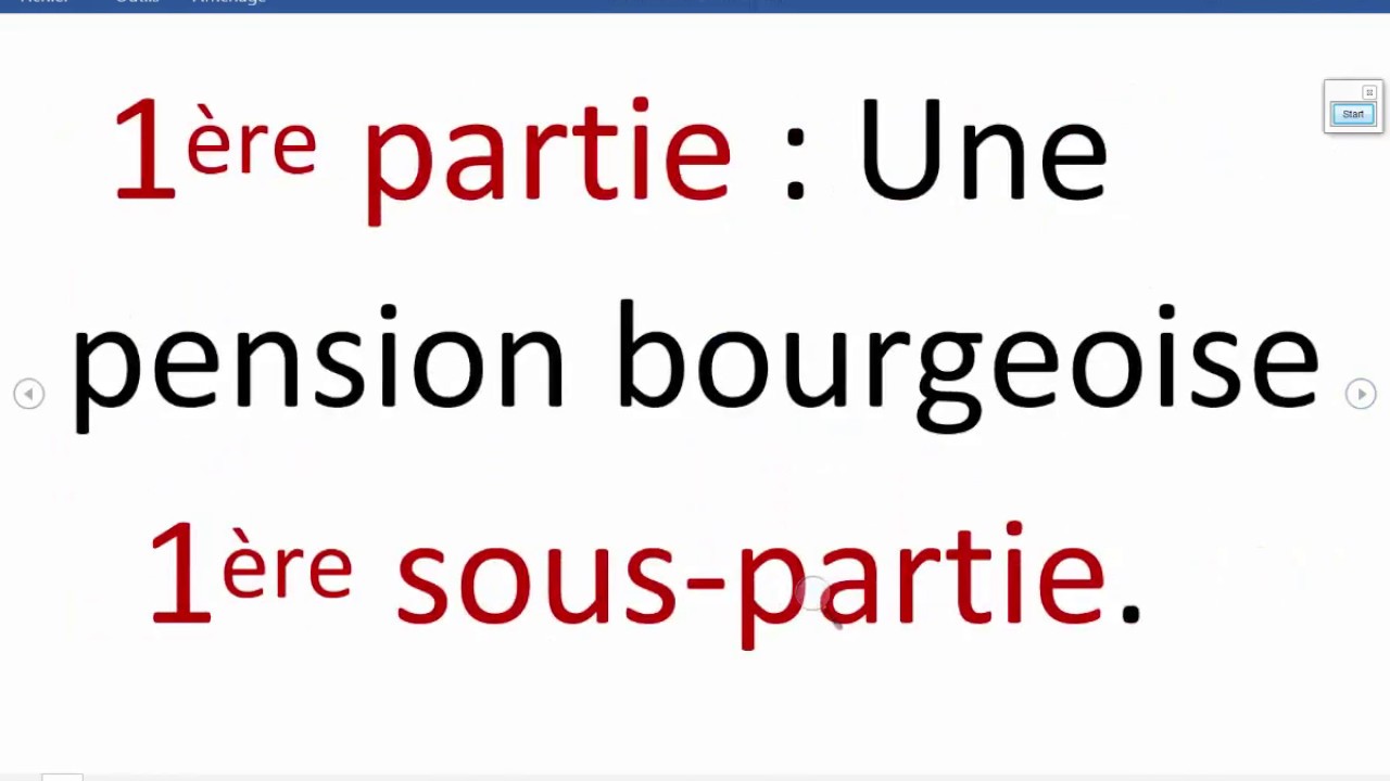 Œuvres bac libre  مشروح بالعربية  Balzac  « Le Père Goriot » Résum p1 A