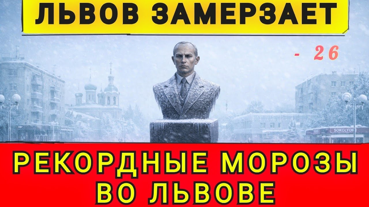 🛑 СРОЧНО❗ ЛЬВОВ ЗАМЕРЗАЕТ ❗ АНОМАЛЬНЫЕ МОРОЗЫ❗