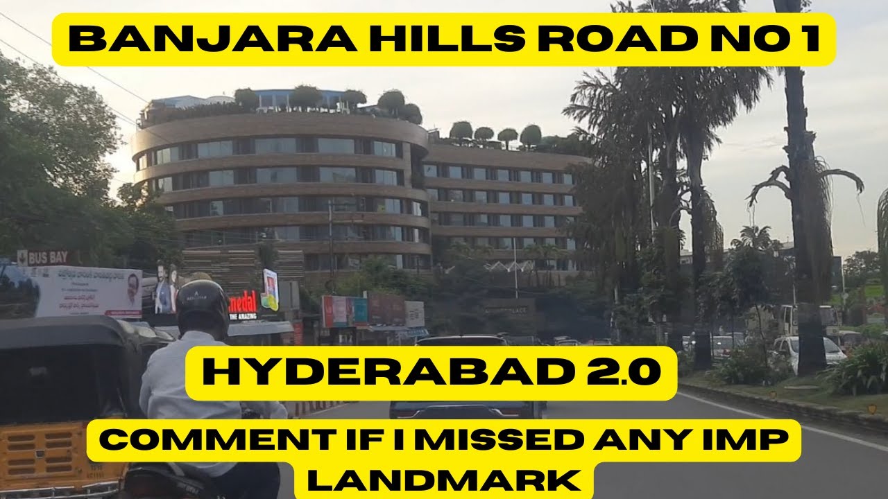 BANJARA HILLS ROAD No 1 | Hyderabad 2.0 | Drive tour