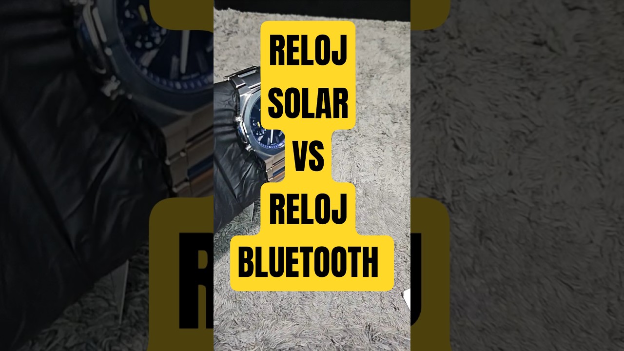 Solar o Bluetooth? Que tecnolog&iacute;a prefieres? #relojes #watch #cronostime