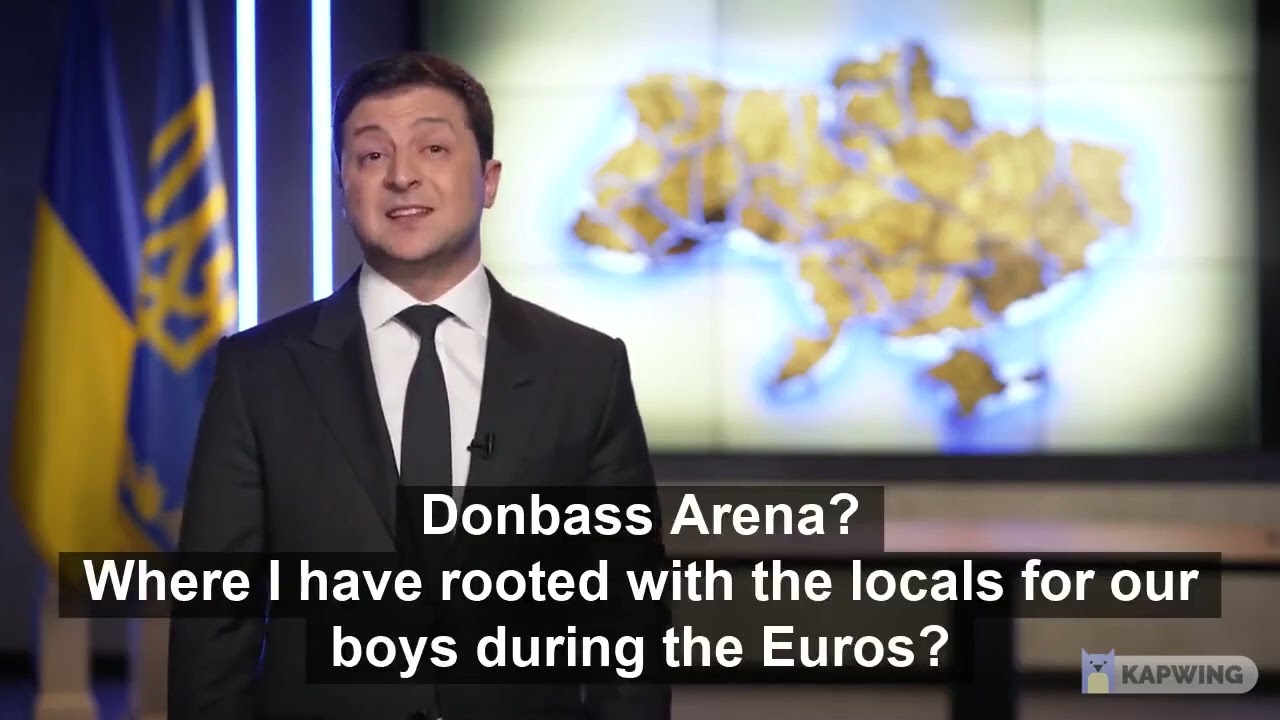 .@ZelenskyyUa's tv address to the  #RussiaUkraineConflict