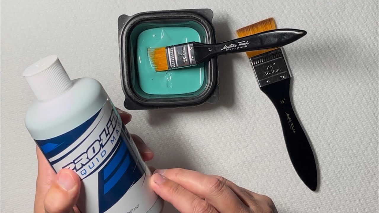 How to use liquid mask and correctly apply it for perfect results on your RC car painting project.