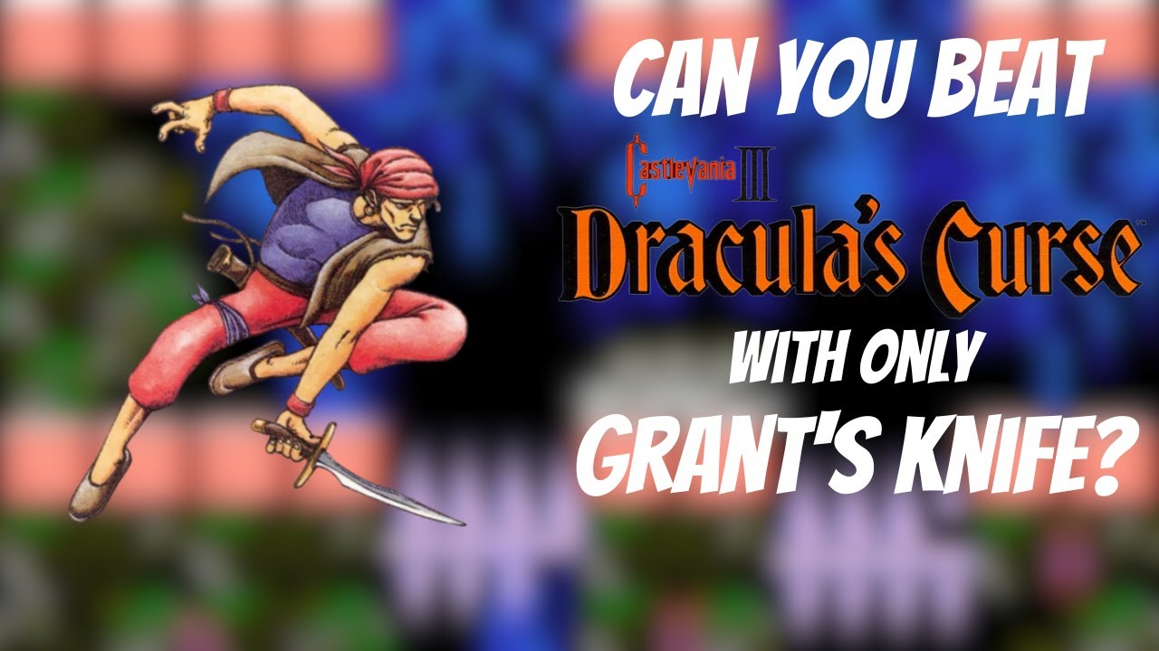 Can you beat Castlevania III: Dracula's Curse with only Grant's knife?