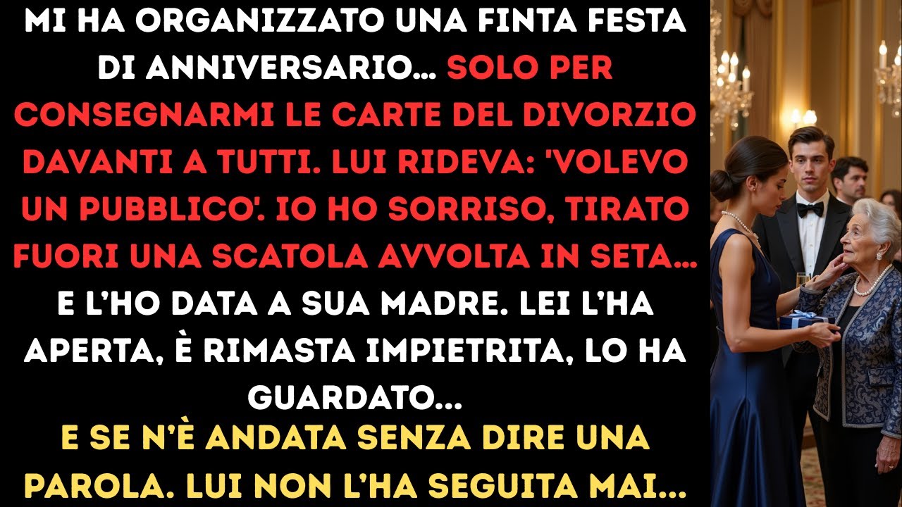 Mio Marito Ha Finto una Festa d’Anniversario per Darmi il Divorzio — Ma Sua Madre Ha Svelato Tutto