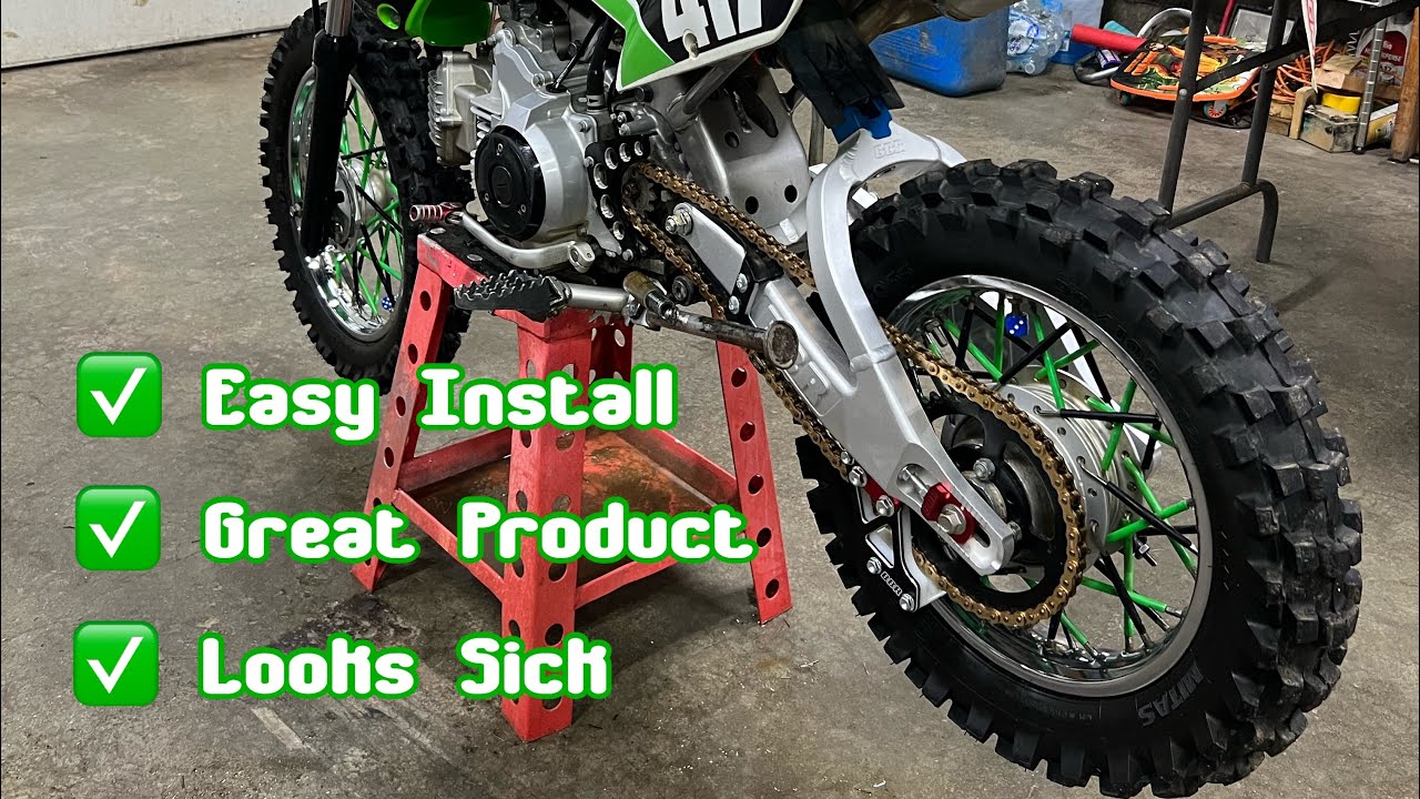 Установка удлиненного маятника Klx110L BBR (полный прорыв)