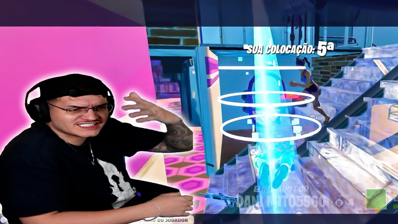 CAIOX QUASE QUEBRA MOUSE E WEBCAM COM RAGE KKKK | Fortnite