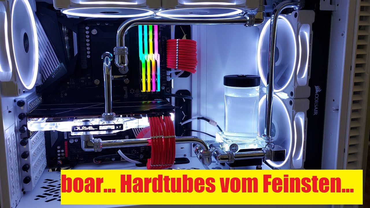 Umbau der Wasserkühlung auf Hardtubes - Messing Hardtube vom Feinsten im Define 7