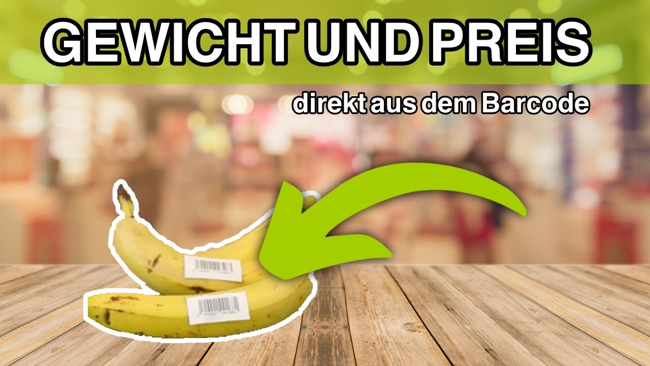 Gewicht und Preis im Barcode in der QuickBon-Registrierkassensoftware