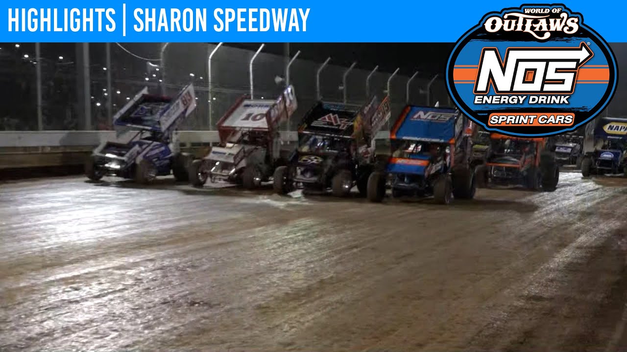 Гонки на энергетических напитках NOS от World of Outlaws на трассе Sharon Speedway, 22 мая 2021 г...
