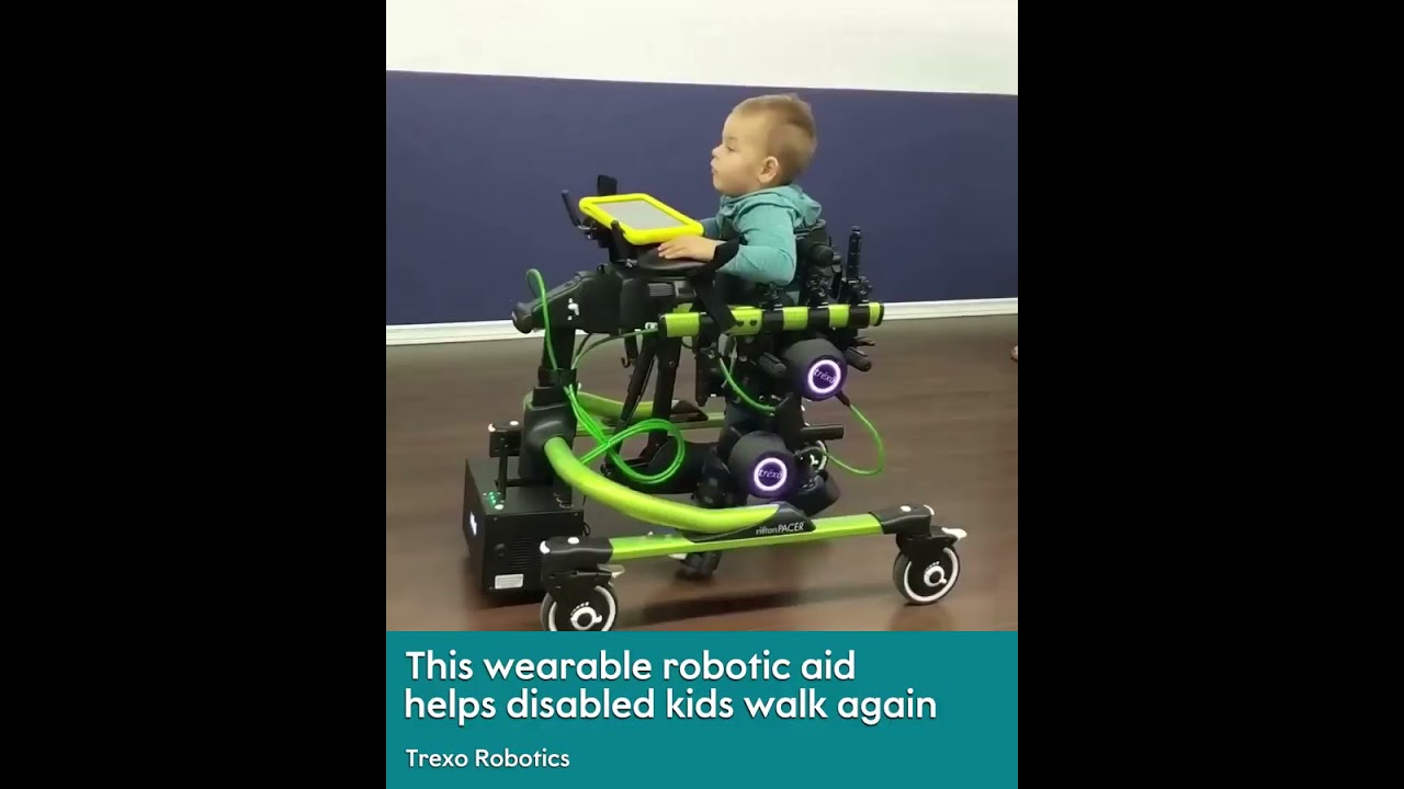 This robot helps the disabled kids walk again | #technology and #humanity