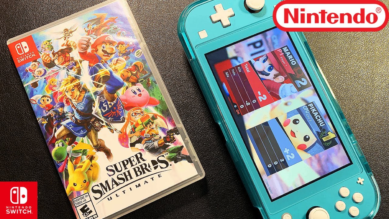 Super Smash Bros Ultimate | Nintendo Switch Lite | Unboxing and Gameplay