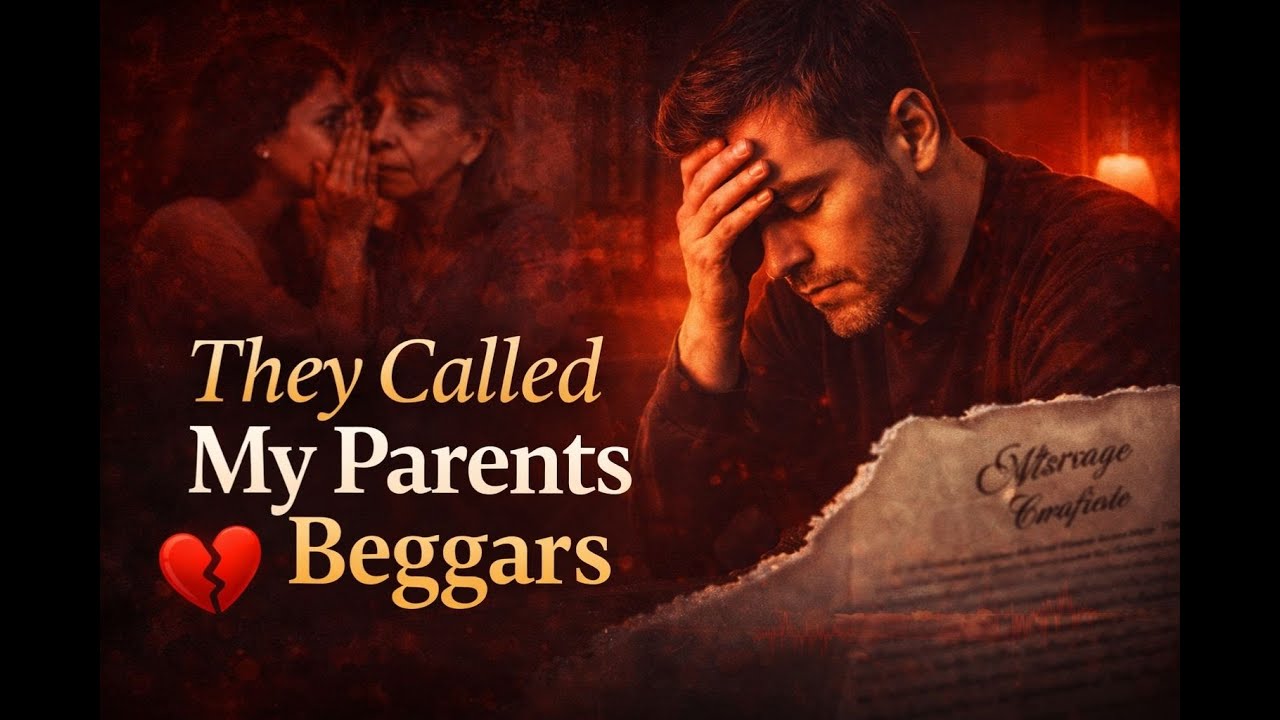 I need your advice: I Married Her Out of Love… Now She and Her Mother Call My Parents Beggars