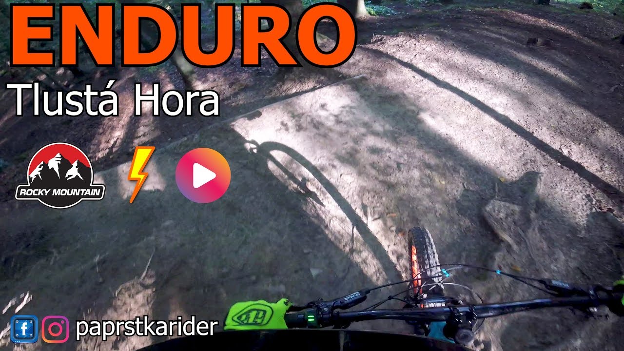 Enduro na Tlusté hoře s Michalem a Alešem