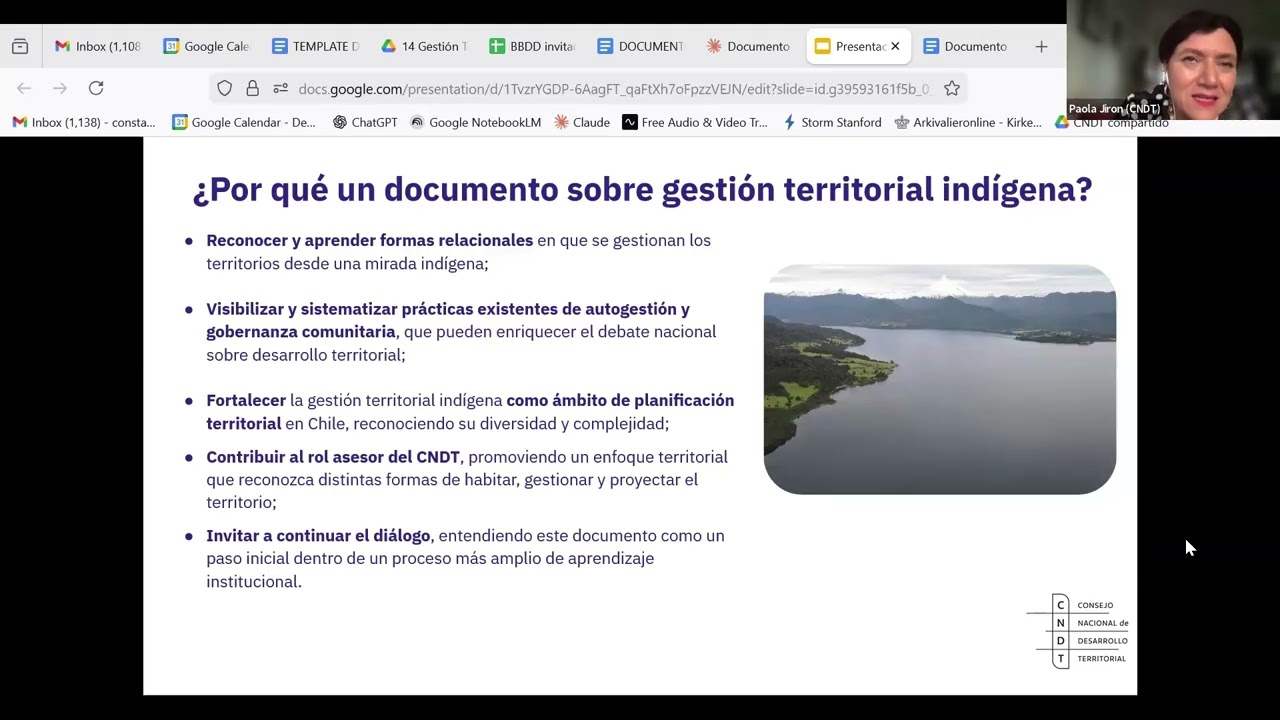 Lanzamiento Documento de Trabajo CNDT: 