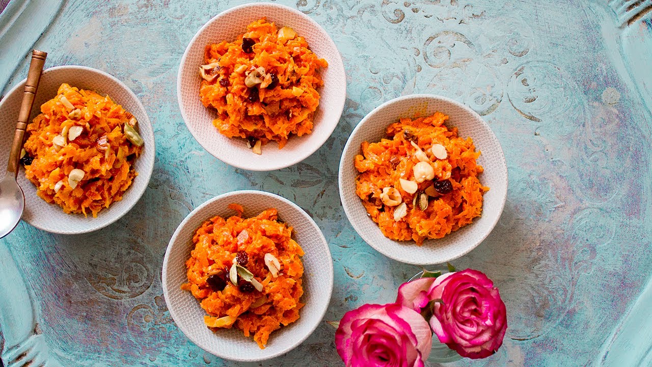 Recette De Halwa De Carotte GAJAR HALWA 𑁍 Pankaj Sharma