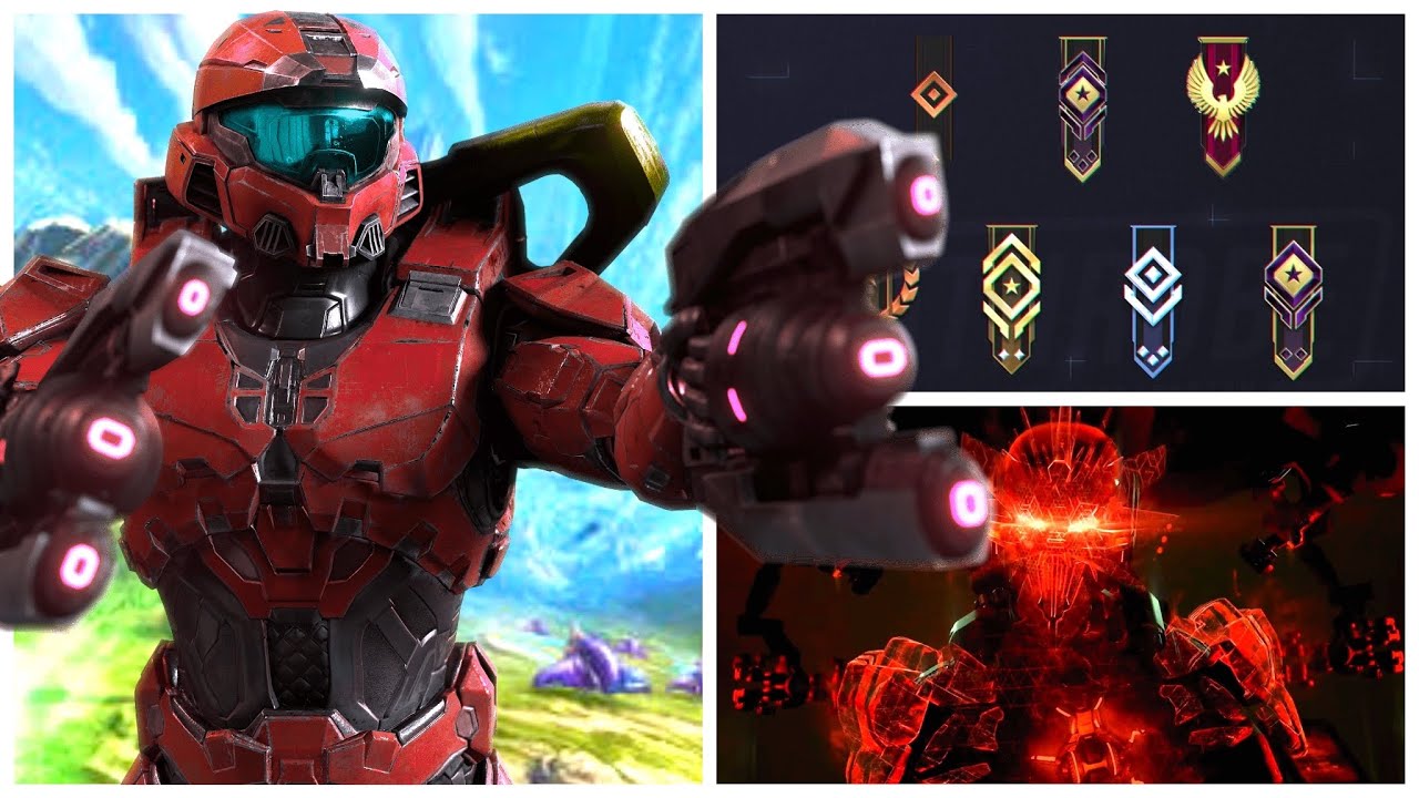 All New XP Progression Career Rank Levels - Halo Infinite (Showcase)