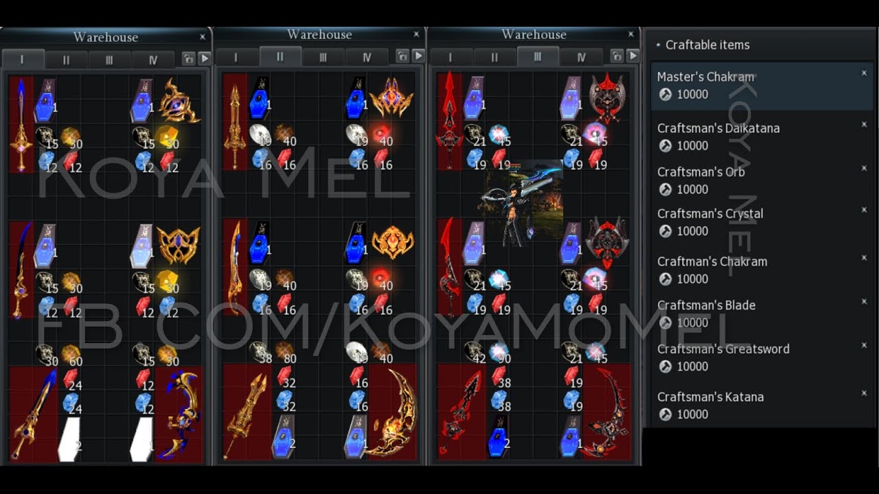🛠️🍀 CABAL - CRAFTSMAN (CM) CRAFTING ALL WEAPON TYPES (SIGMETAL, ARCHIDIUM and PALLADIUM)