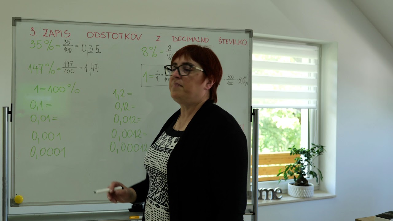 Računanje z odstotki