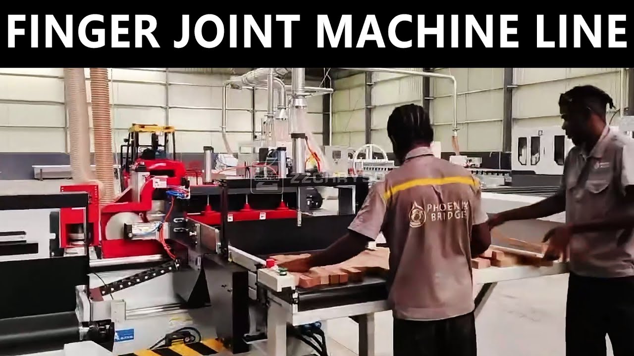 Inside a Wood Finger Joint Machine Production Line - Full Automatic