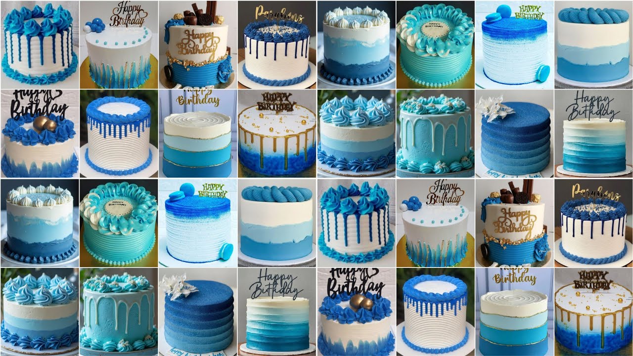 💙Birthday Cake For Boys/Birthday Cake For Kids/Boys Cake Design/Cake Design For Birthday Boy#blue