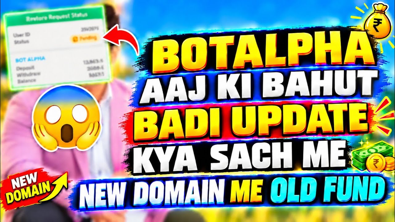 Botalpha New Update Today | Bot Alpha Withdrawal Update Today | Botalpha Mine Crypto Update Today