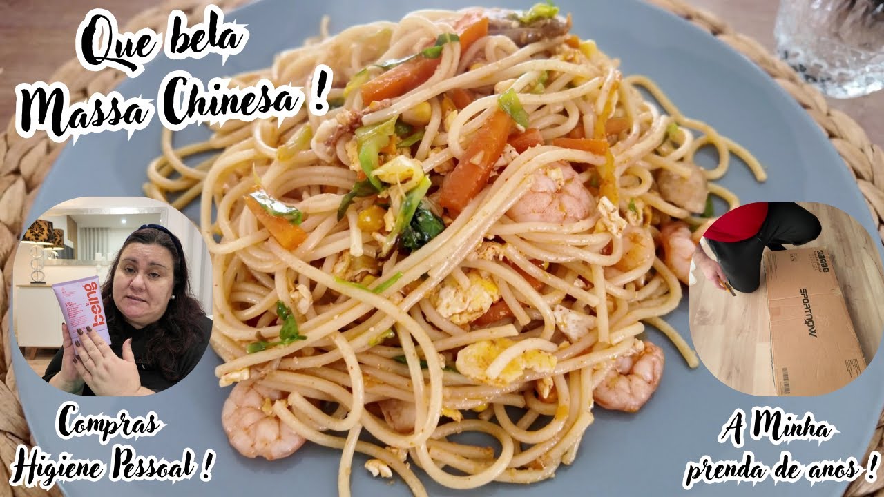 Chegou a minha prenda de anos ! Receita de massa chinesa ! Compras produtos higiene na Normal !