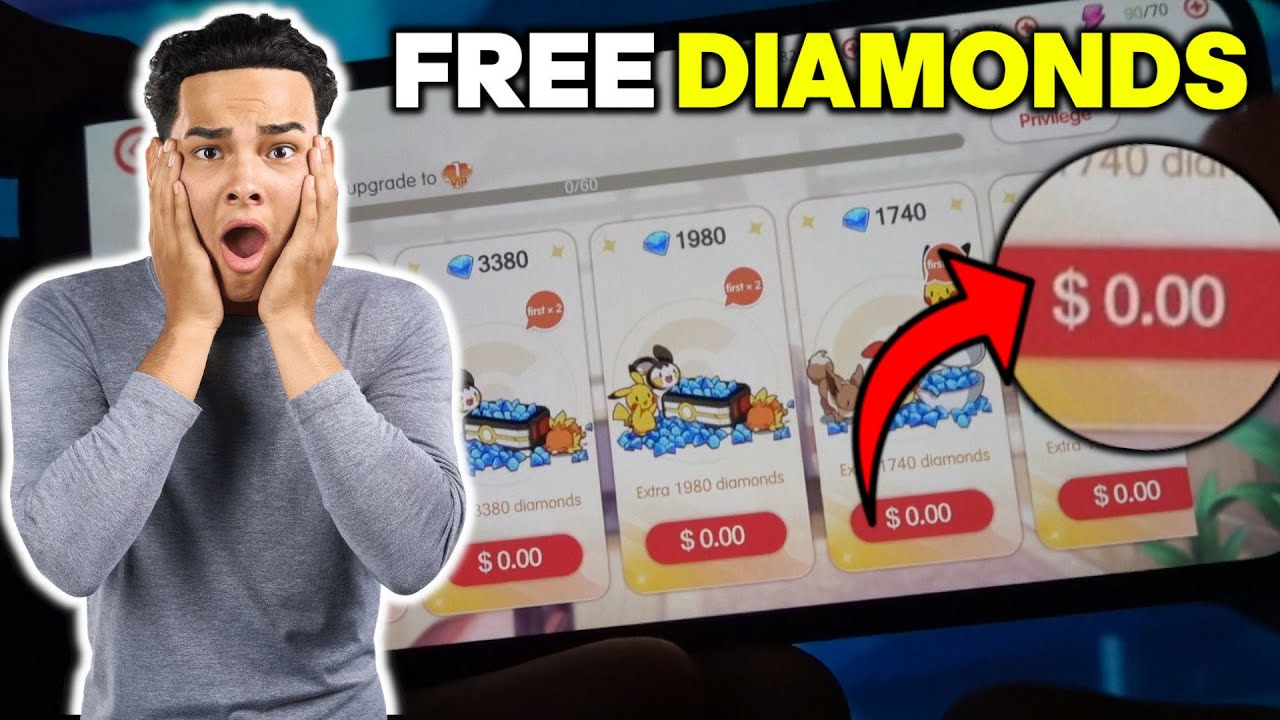 Pocket Incoming Diamonds Hack - I Got 50k Free Diamonds Using this Pocket Incoming Glitch!
