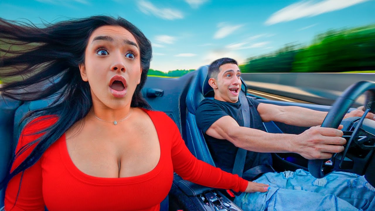 РЕАКЦИЯ ЖЕНИХА НА ЗАПУСК LAMBORGHINI! *ОНА В ШОКЕ*