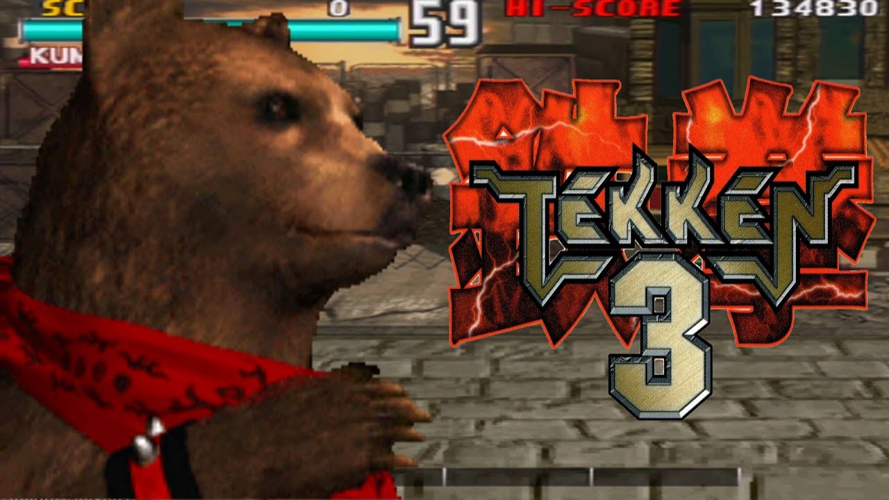 Taking it to The Streets! - Tekken 3 Tekken Force Mode Kuma Playthrough