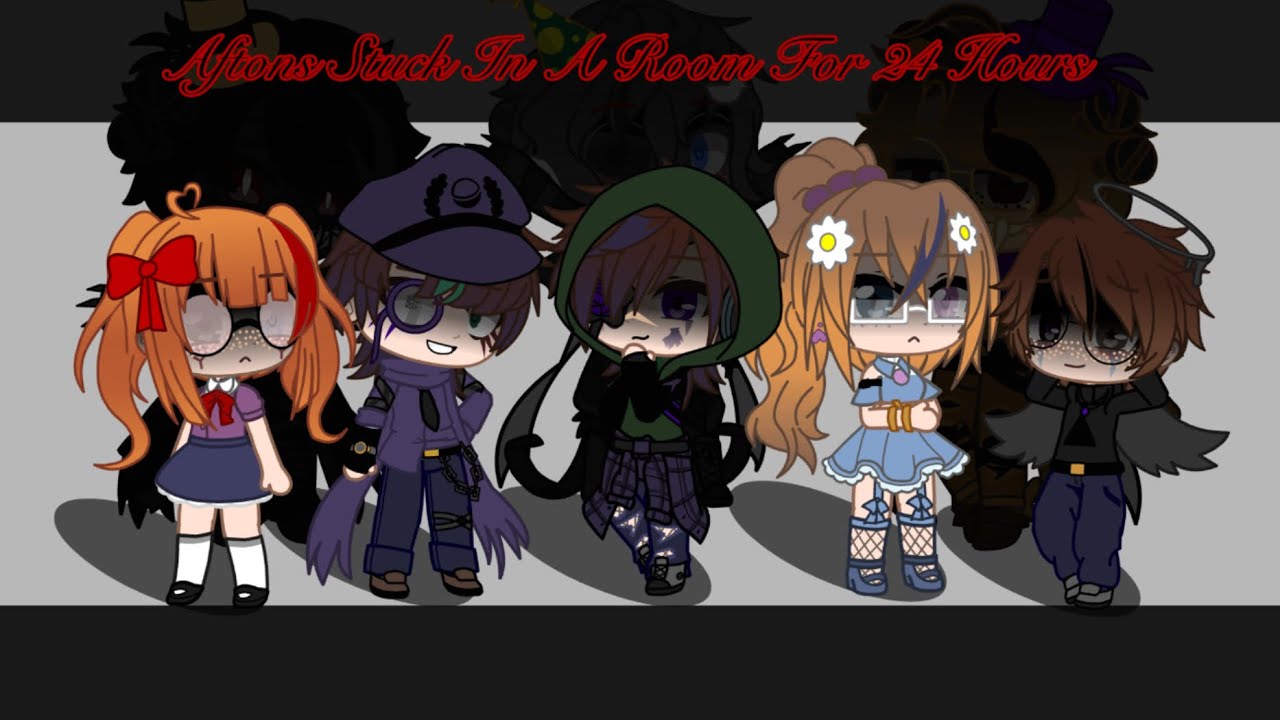 Afton Family Stuck In a Room For 24 Hours | Fnaf | Read Desc |