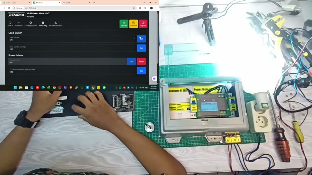 Cara menggunakan MQTT di Box Power Meter PM1611Q.