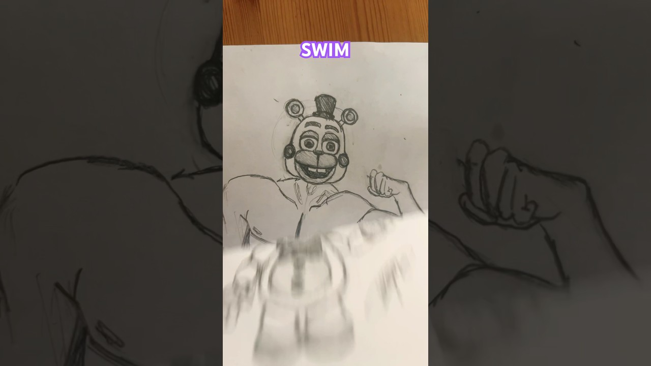 let me in your ocean&mdash; SWIM🤩 #fnaf #helpy #drawing #trend @Dawko