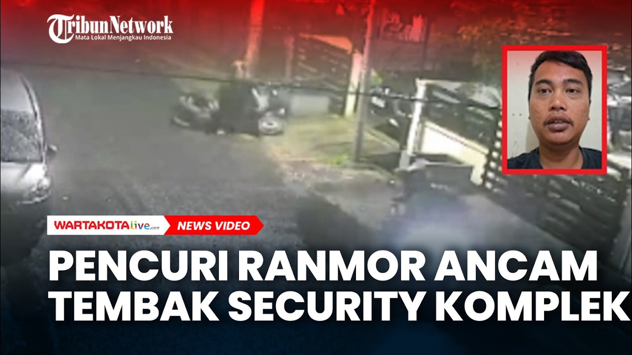 Dua Pencuri Ranmor Gagal Beraksi, Pelaku Sempat Ancam Tembak Security Komplek