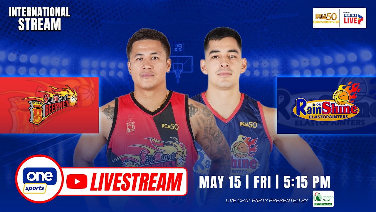LIVE: SAN MIGUEL vs RAIN OR SHINE | PBA SEASON 50 COMMISSIONER&rsquo;S CUP | MAY 15, 2026