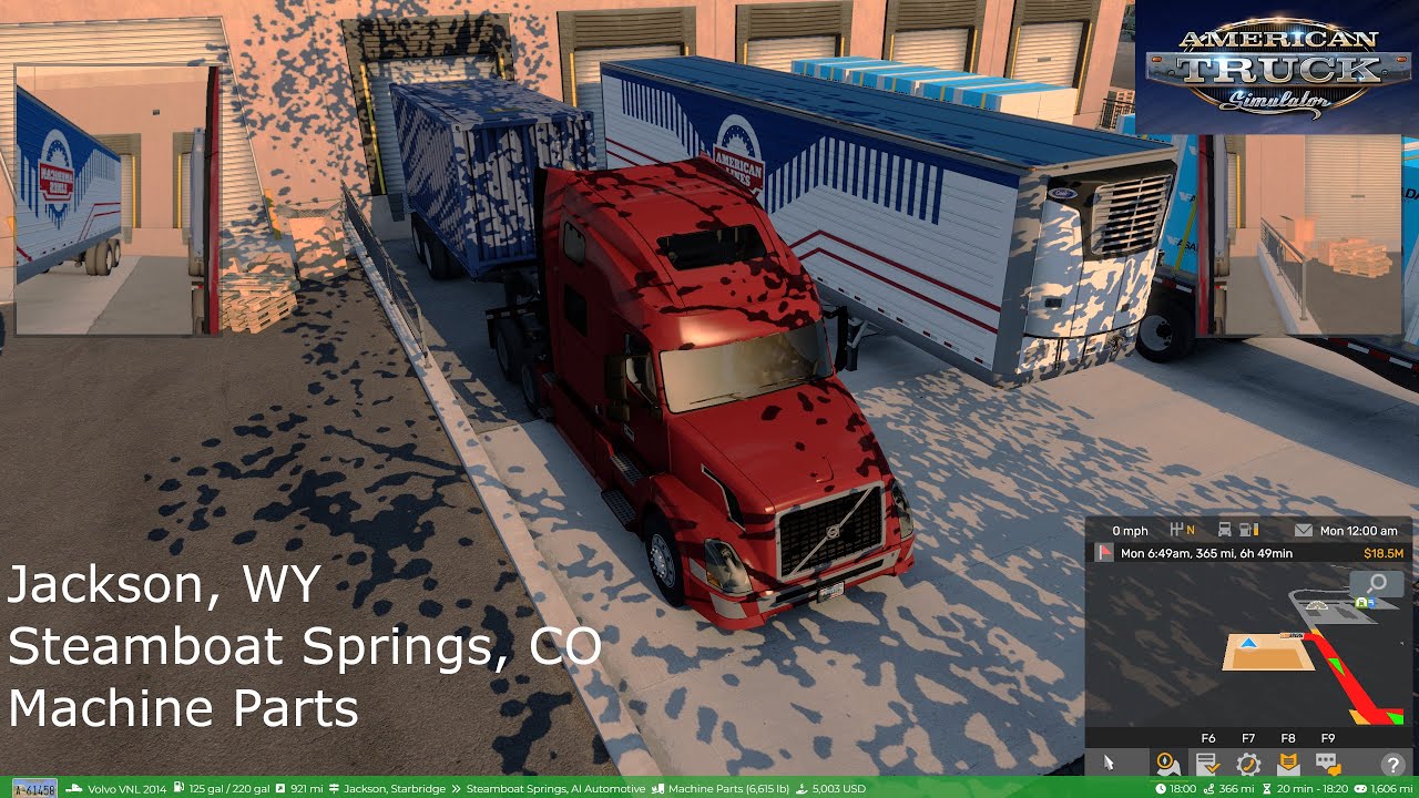 American Truck Simulator - Jackson, WY - Steamboat Springs, CO