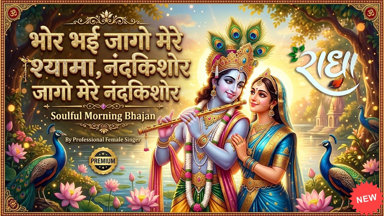 हृदयस्पर्शी राधा कृष्ण भजन: सुन कर मन शांत हो जायेगा | Soulful Morning Bhajan (Female Voice)