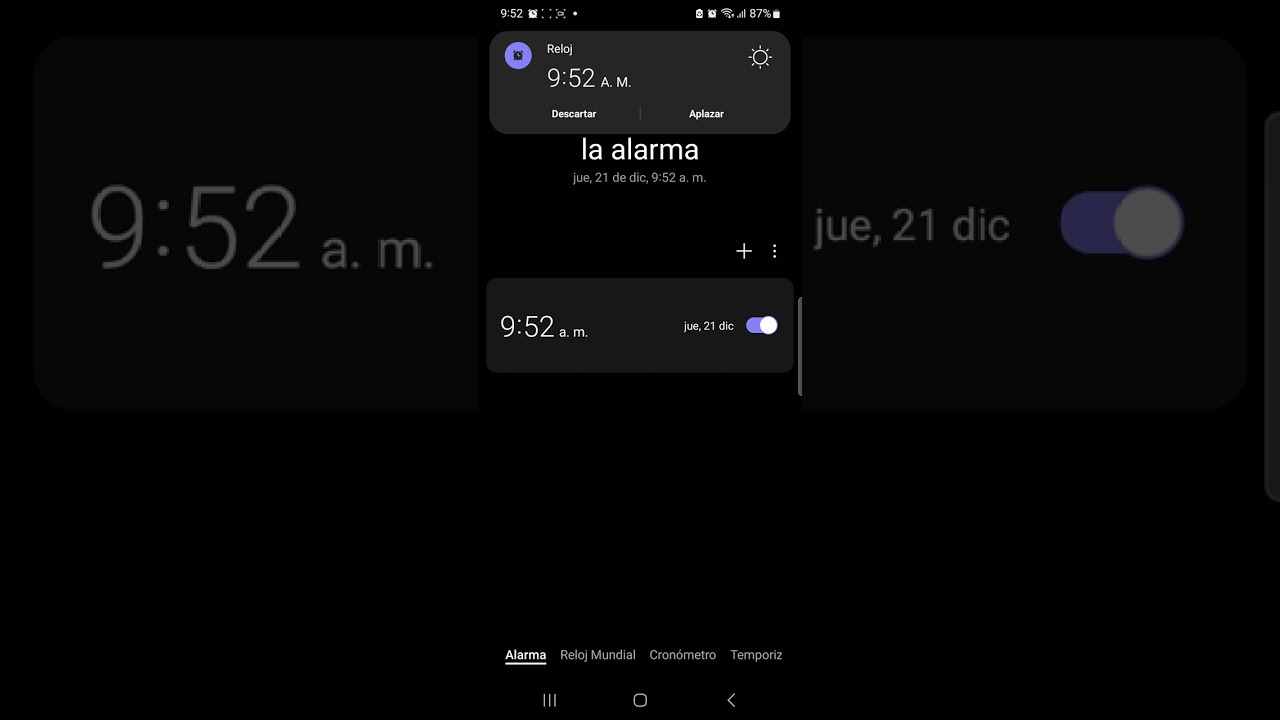 Por si no escucharon bien la alarma de bixby en la parte número 3