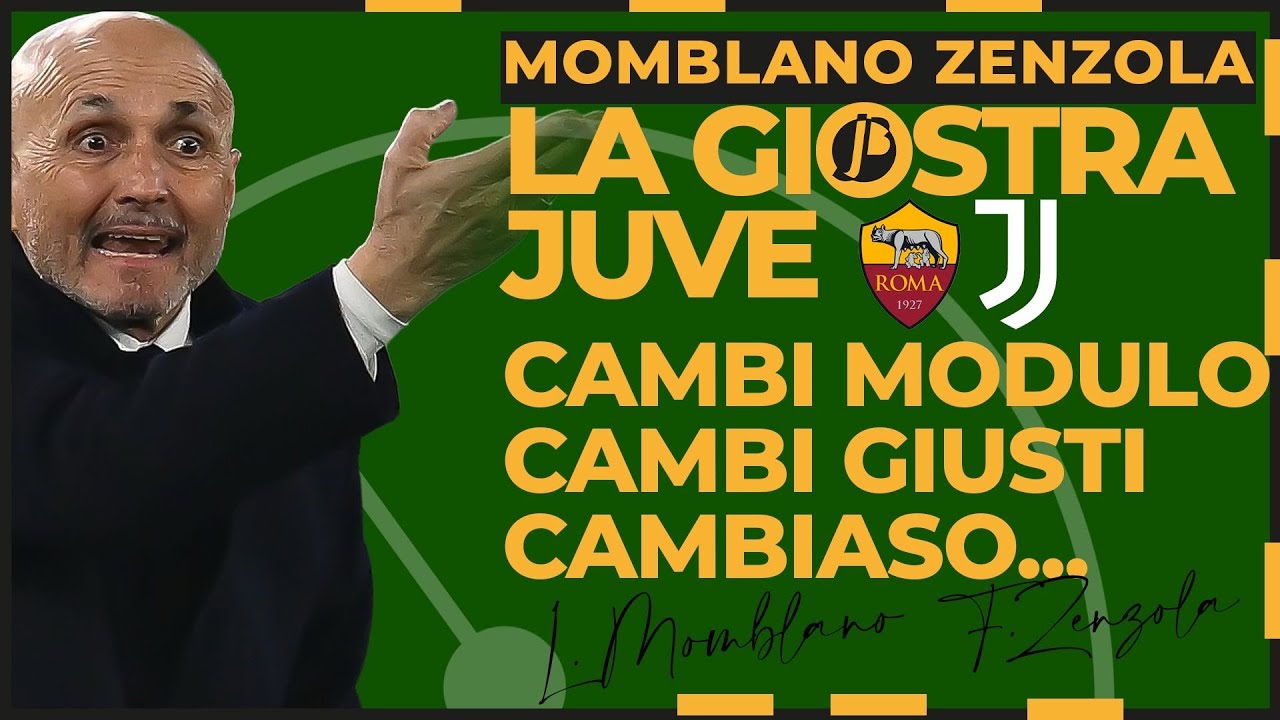 SPALLETTI GASP CONTROMOSSE, JUVE SCIUPI A RAFFICA, ERRORI TECNICI E FORCING… | ROMA JUVE 3-3 JB ZONA