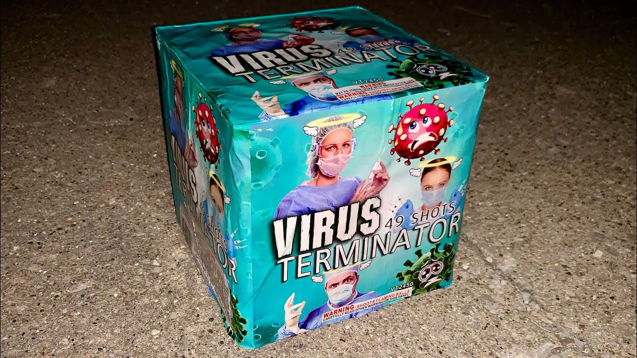 Virus Terminator 49 Shot Firework 💥