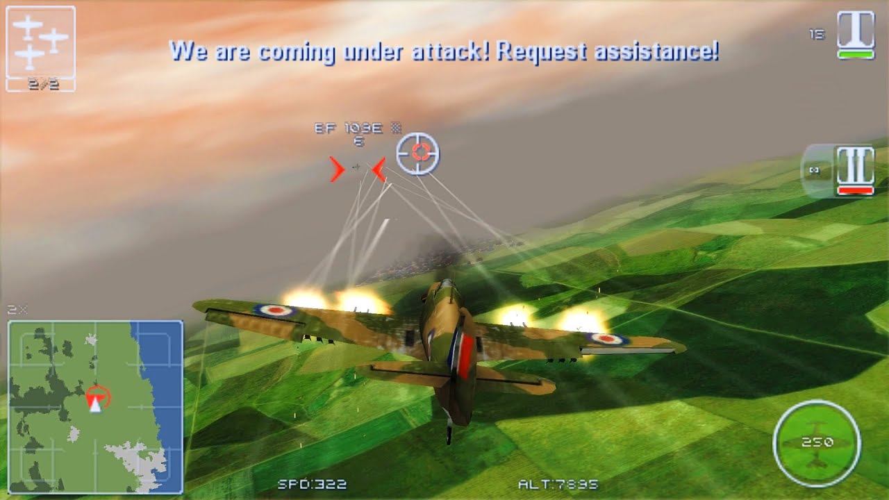 IL-2 Sturmovik: Birds of Prey PSP Walkthrough # 1 (Baptism of Fire)