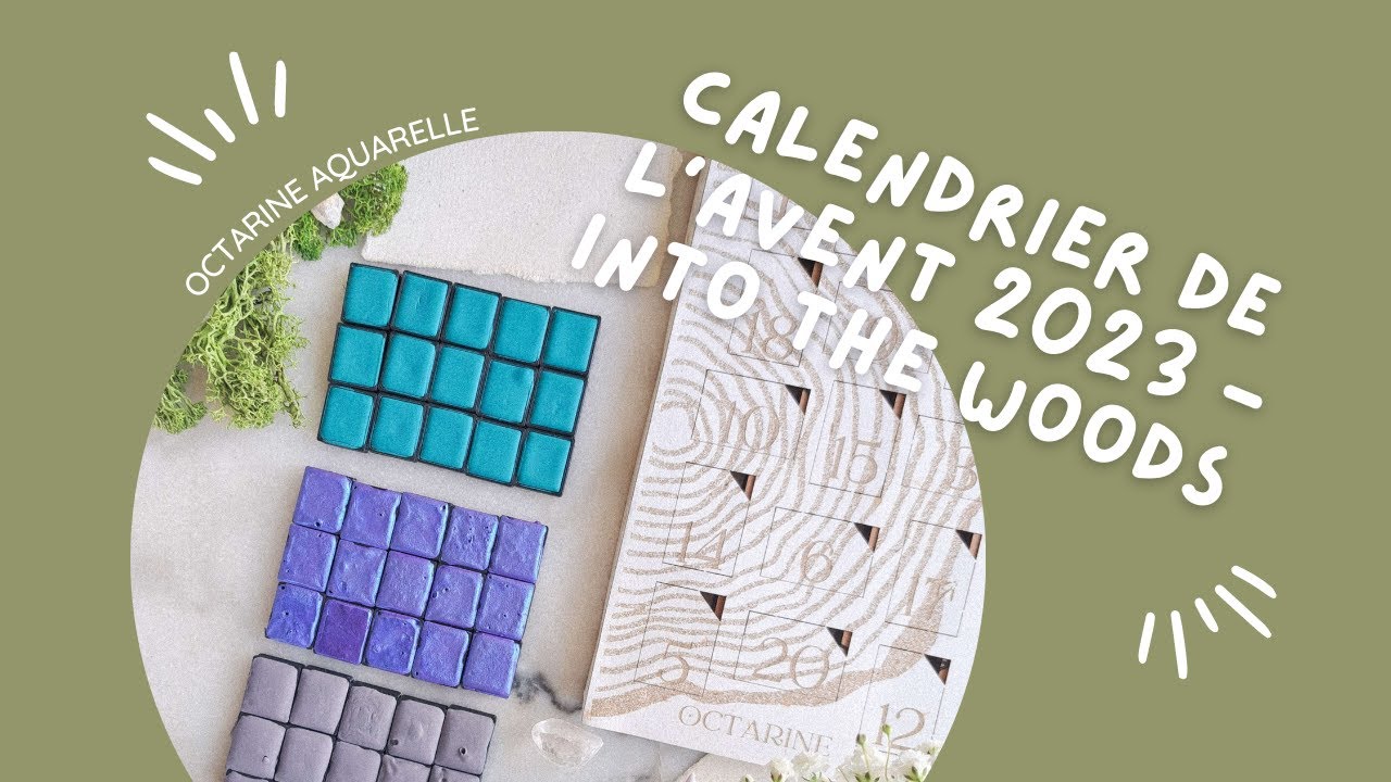 FAQ Calendrier de l'avent 2023 (oh oui des aquarelles artisanales...)