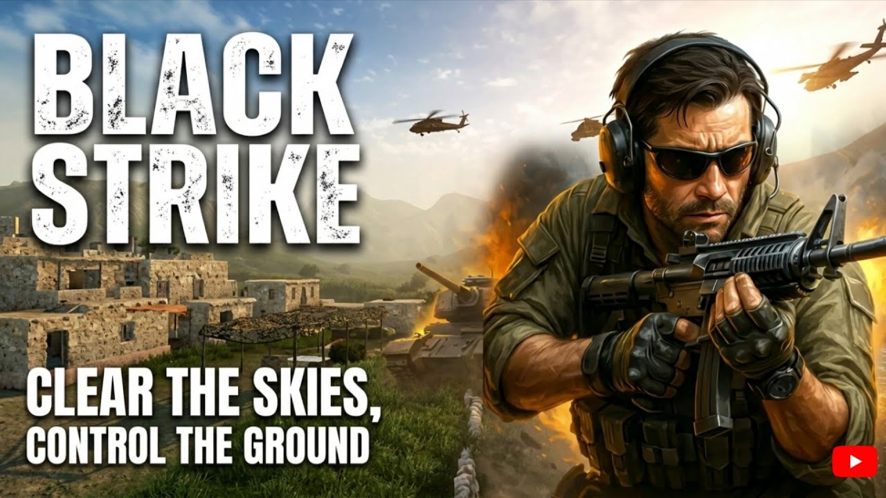 Black Strike Gameplay (iOS, Android) - Offline Story FPS