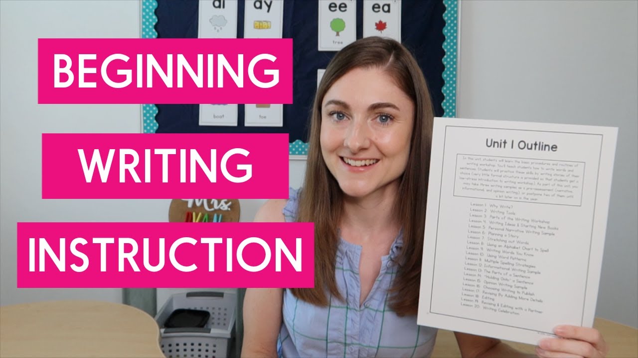 Where to Start When Teaching Writing in K-2
