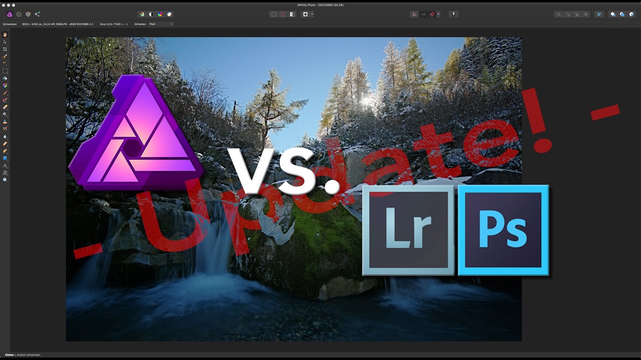 Affinity Photo 1.4 (Update) vs. Camera Raw (Lightroom/Photoshop)