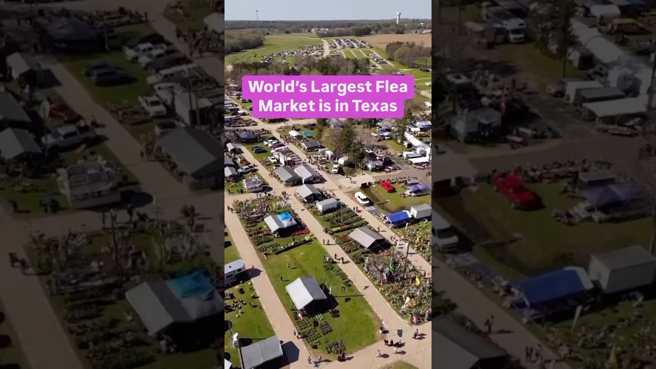 THE WORLD&rsquo;S LARGEST FLEA MARKET HAPPENS MONTHLY IN TEXAS!