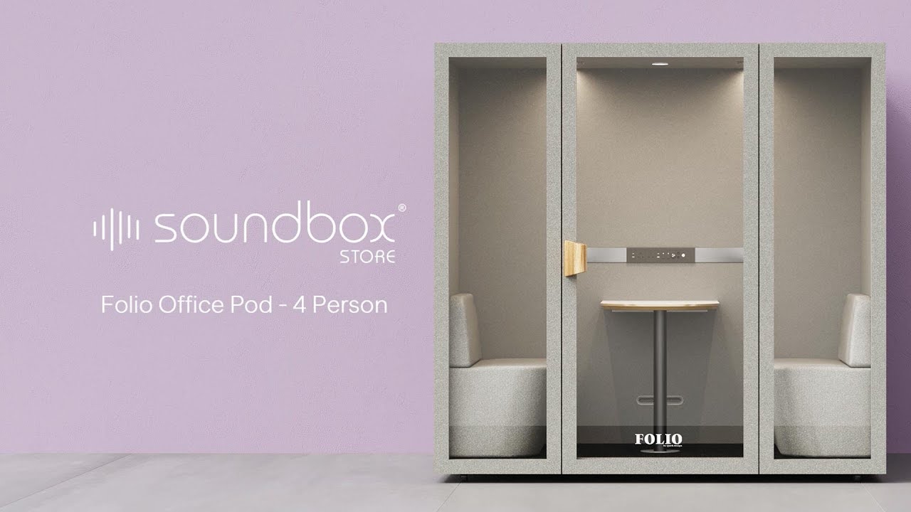Cabine de réunion privée | Folio Office Pod | Réunions confidentielles pour 2–4 pers