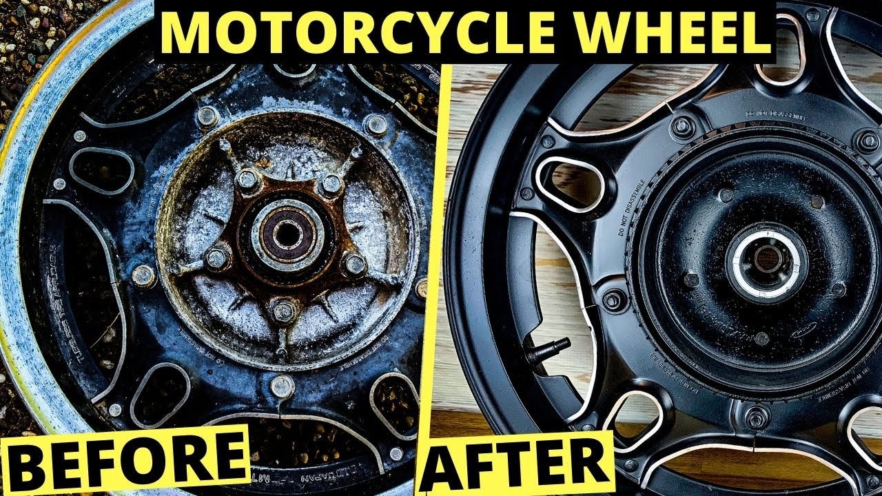 ★ How To WHEEL RESTORATION - TIMELAPSE / Cafe Racer