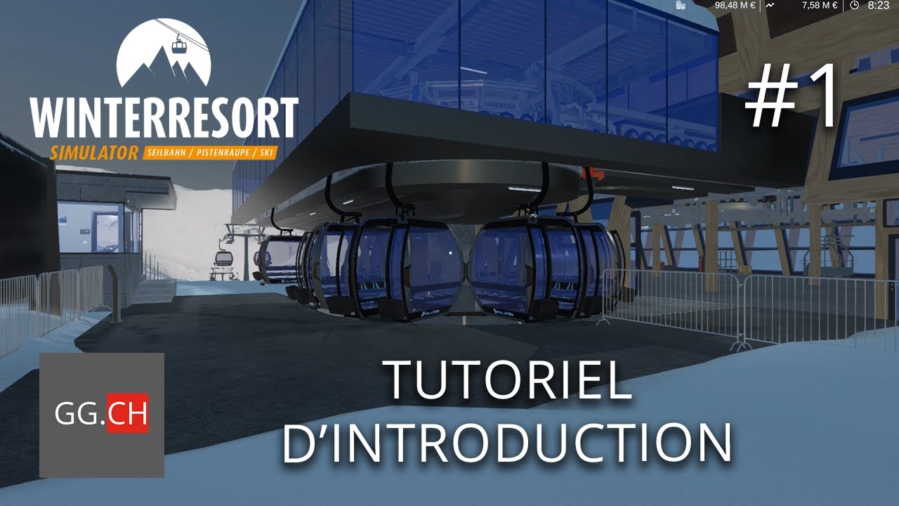 Winter Resort Simulator - FR - #1 Let's play tutoriel d'introduction